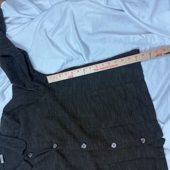 CP Shades Linen Blend Long Sleeve Button-Up Jacket Lagenlook Office Size Small - Picture 9 of 11